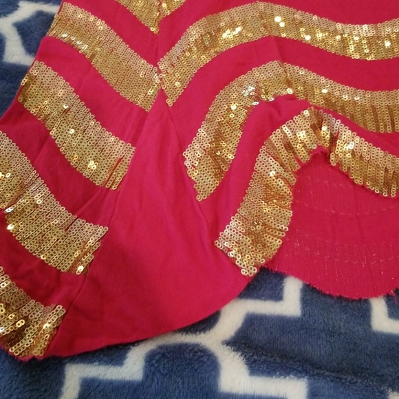 Bebe Small Magenta with gold sequin - Picture 7 of 8